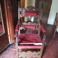 tre poltrone d epoca