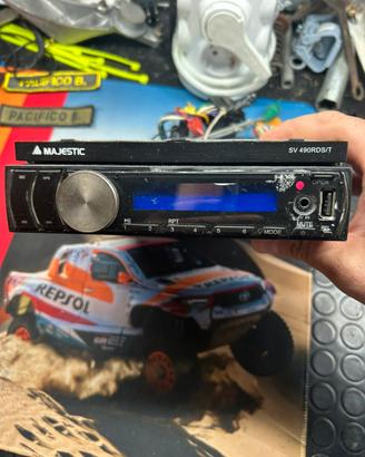 Stereo majestic con schermo e telecomando