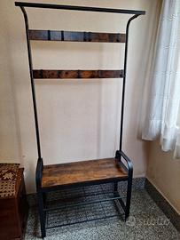 Appendiabiti/panchina/scarpiera