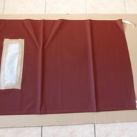 Capote in tessuto bordeaux Fiat 500 C Topolino