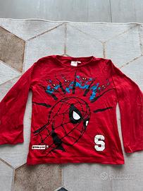 Maglia cotone, bambino, Marvel, Spider-Man, 8 anni