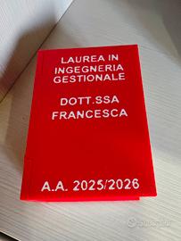 Bomboniera porta confetti laurea