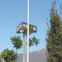 Pali in ferro Zincato per illuminazione