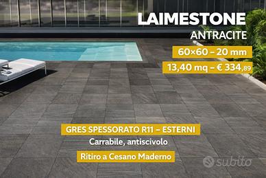 Stock gres estero 2cm 13,39mq Gres 60x60 EK