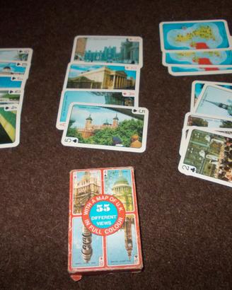 carte gioco vintage londra rare per collezionista