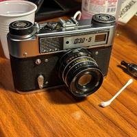 FED-5 Fotocamera analog 35mm+Industar-61 55mm f2.8