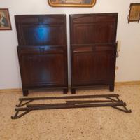 Letto matrimoniale antico