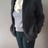 Giacca sciancrata Lacoste 100% lana