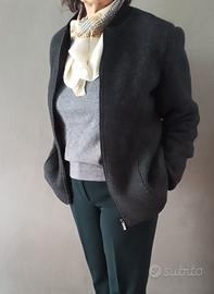 Giacca sciancrata Lacoste 100% lana