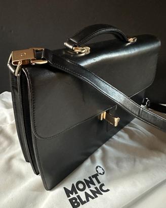 Valigetta Montblanc originale in pelle