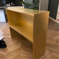 Mobile Banco Bar fatto a mano gold legno placcato