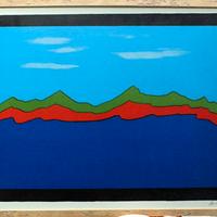 Franco Angeli - "Montagne" - Litografia numerata