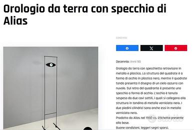 orologio da terra ALIAS