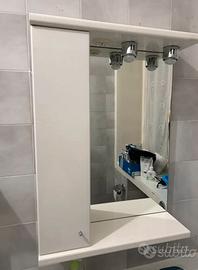 Mobile pensile bagno con specchio