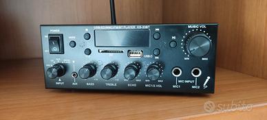 Amplificatore audio bluetooth per karaoke 