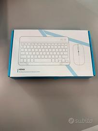 Kit tastiera e mouse senza filo pc e mobile