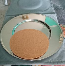 servizio 8x piatti Sambonet acciaio inox 