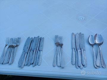 set 42 posate acciaio inox Mepra vintage