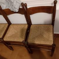 Sedie legno massello 