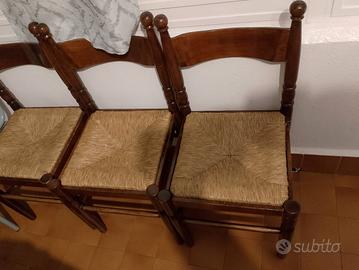 Sedie legno massello 
