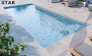 PISCINA IN VETRORESINA MODELLO " STAR 5"