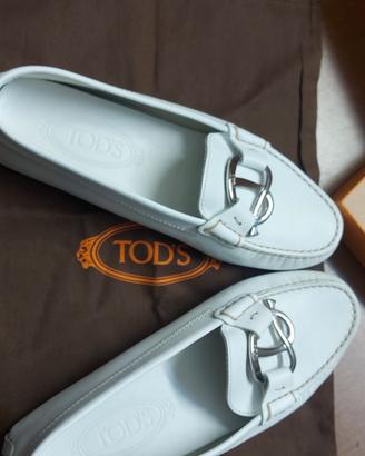 tods mocassino bianco 36.5