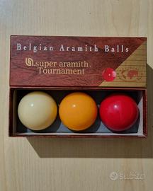 SET BILIE ARAMITH 61,5 MM BILIARDO STECCA