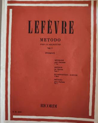 Lefèvre - Metodo per Clarinetto Vol. 1