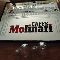 Specchio pubblicitario "caffe'Molinari"