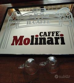 Specchio pubblicitario "caffe'Molinari"