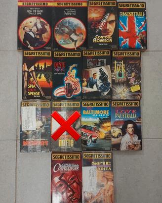 Set libri 'Segretissimo'