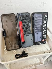 Kit giravite elettrico con vari inserti nuovo