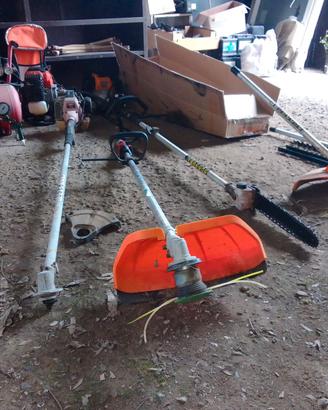 Decespugliatori zaino multif. motosega compressore