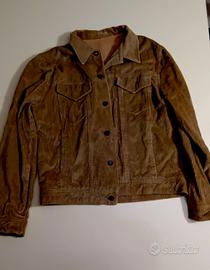 Giacca in velluto a coste beige