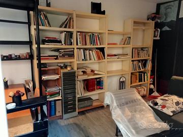 libreria laccata bianca