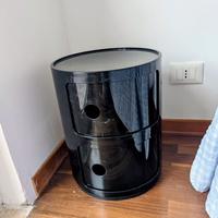 Comodino Kartell Componibili Nero – 2 ante