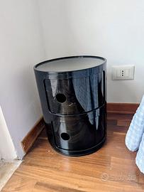 Comodino Kartell Componibili Nero – 2 ante