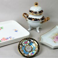 Lotto di 4 ceramiche di Limoges.