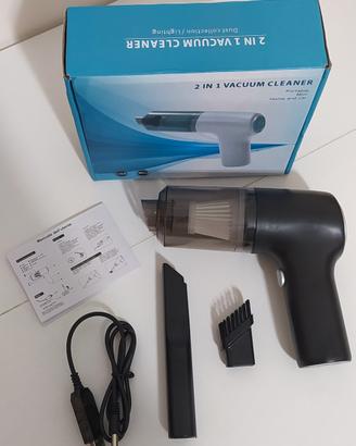 Aspirapolvere portatile ricaricabile con accessori