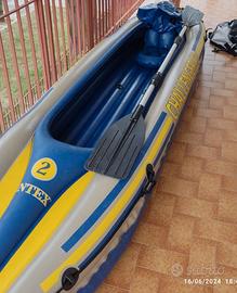 Kayak - canoa gonfiabile completa