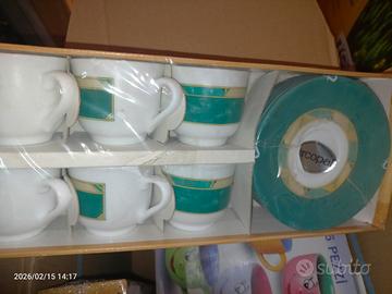 servizio da caffè: tazzine con piattino arcopal