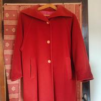 Cappotto rosso in pura lana vergine Cinziaerre