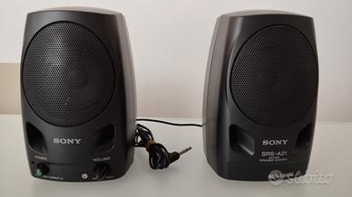 Mini casse acustiche vintage Sony SRS A21