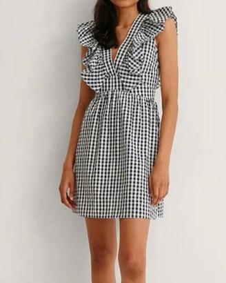 Vestito a quadretti puro cotone