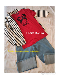 T-shirt donna con disegno handmade