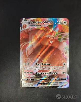 Pokemon GREEDENT VMAX colpo fusione 218/264