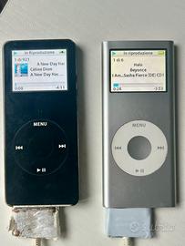 Lotto 2 iPod nano A1199 4Gb 2ªgen e A1137 2Gb 1ªg