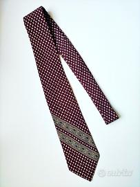 Cravatta vintage in pura seta Yves Saint Laurent