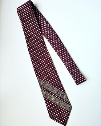 Cravatta vintage in pura seta Yves Saint Laurent