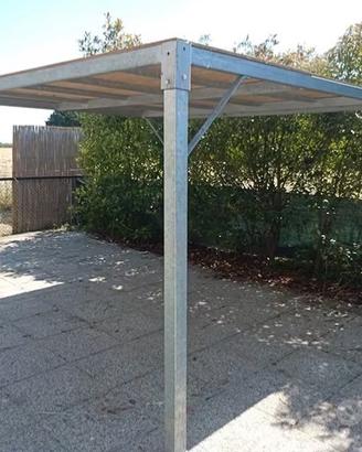 Gazebo in ferro zincato